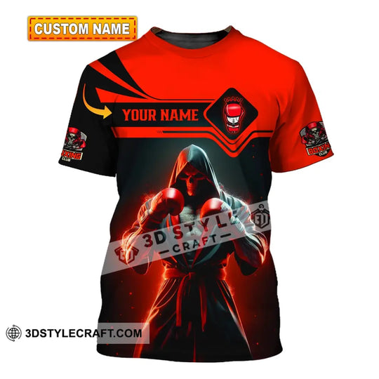 Unisex Shirt - Custom Text Shirt Boxing Man style option 1