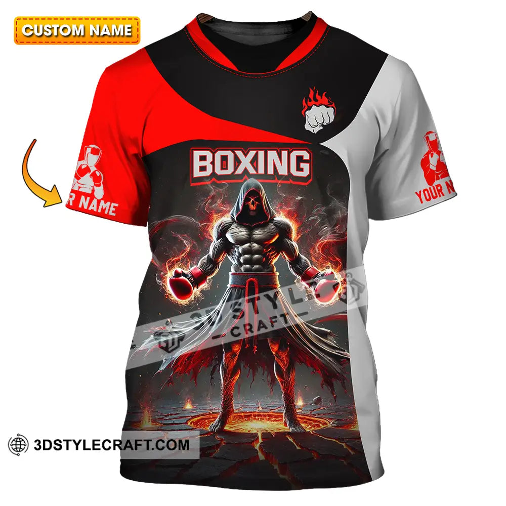 Unisex Shirt - Custom Text Boxing T-Shirt