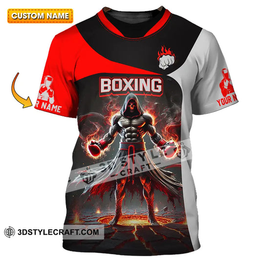Unisex Shirt - Custom Text Shirt Boxing style option 1