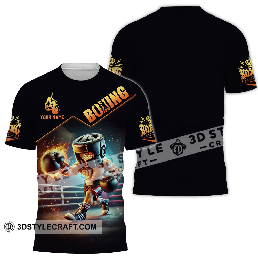 Unisex Shirt - Custom Text Boxing T-Shirt