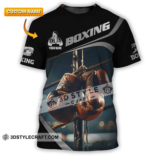 Unisex Shirt - Custom Text Shirt Boxing style option 1