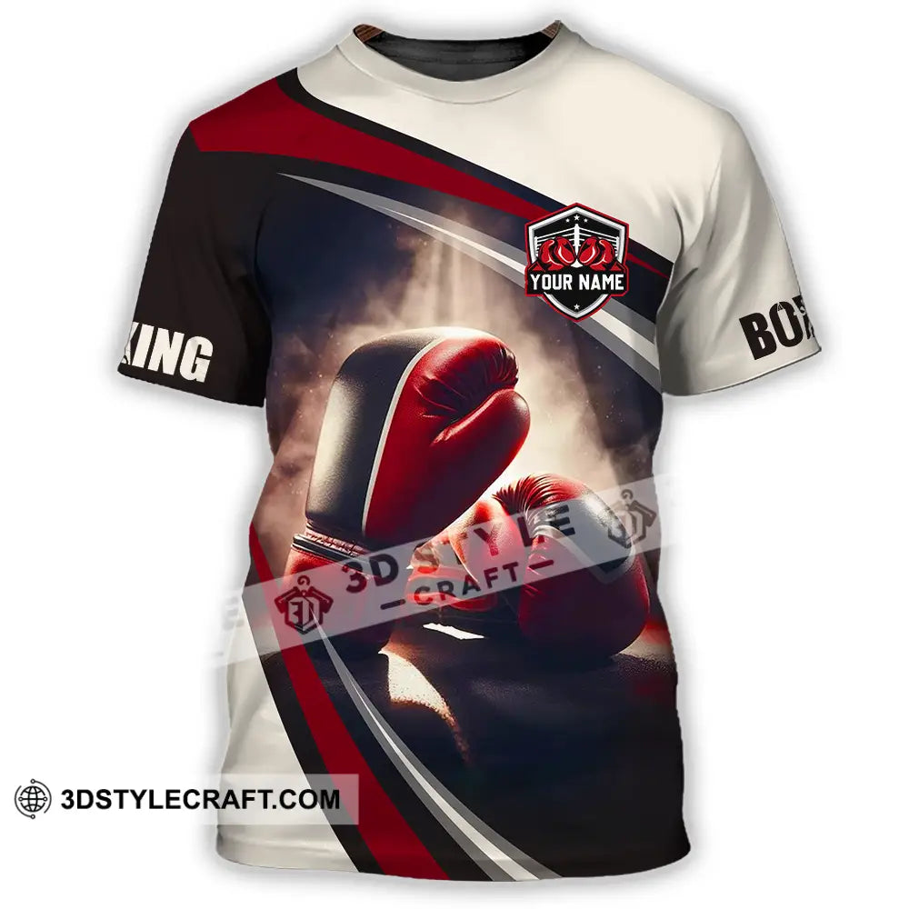 Unisex Shirt - Custom Text Boxing T-Shirt / S T-Shirt