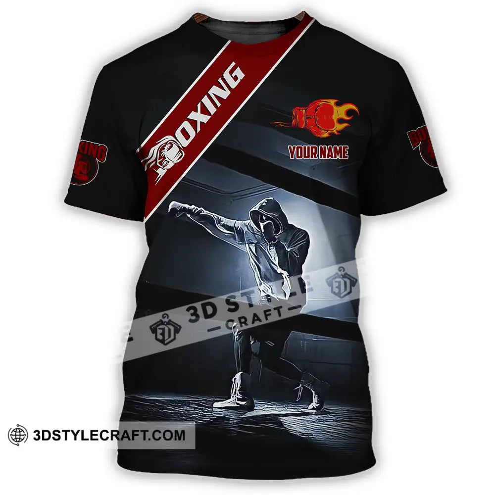 Unisex Shirt - Custom Text Boxing T-Shirt / S T-Shirt