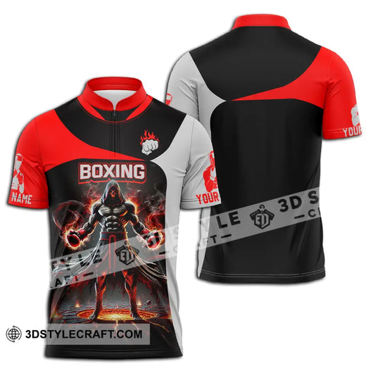 Unisex Shirt - Custom Text Shirt Boxing style option 2