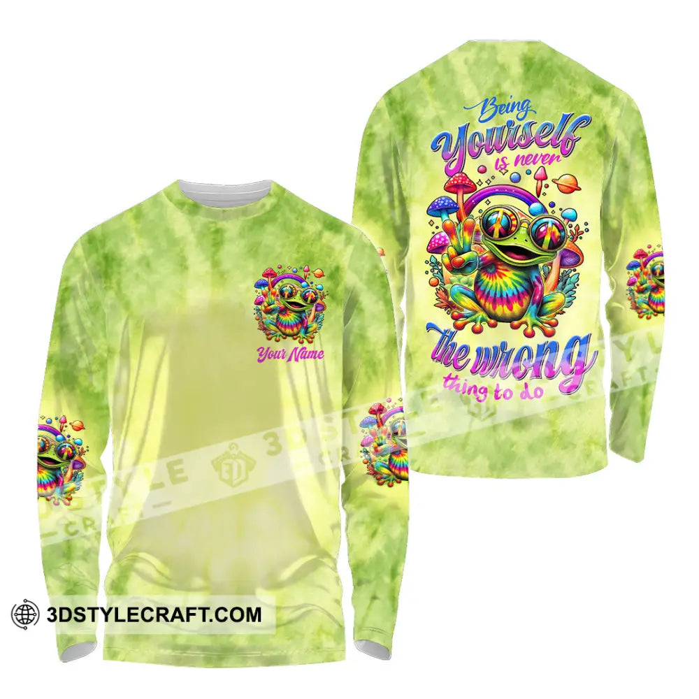 Unisex Shirt - Custom Text Shirt Bring Yourself Is Never The Wrong Thing To Do Hippie Shirt Long Sleeve Shirt / S