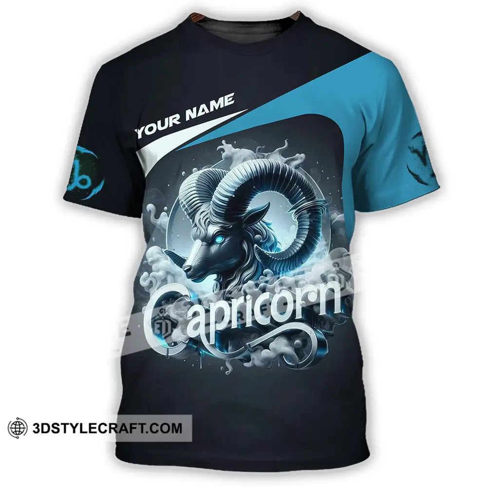 Unisex Shirt - Custom Text Shirt Capricorn T-Shirt / S T-shirt
