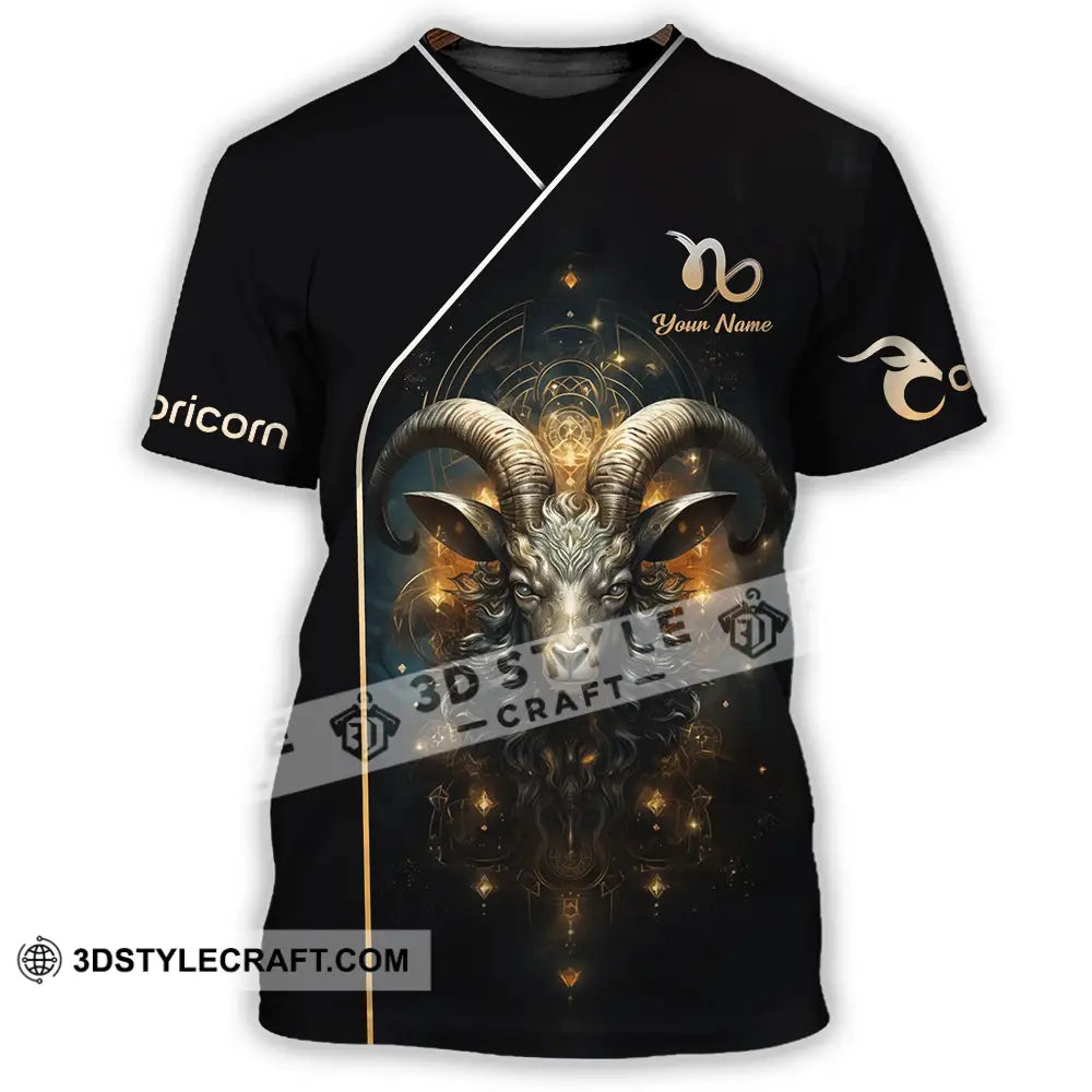 Unisex Shirt - Custom Text Capricorn T-Shirt / S T-Shirt