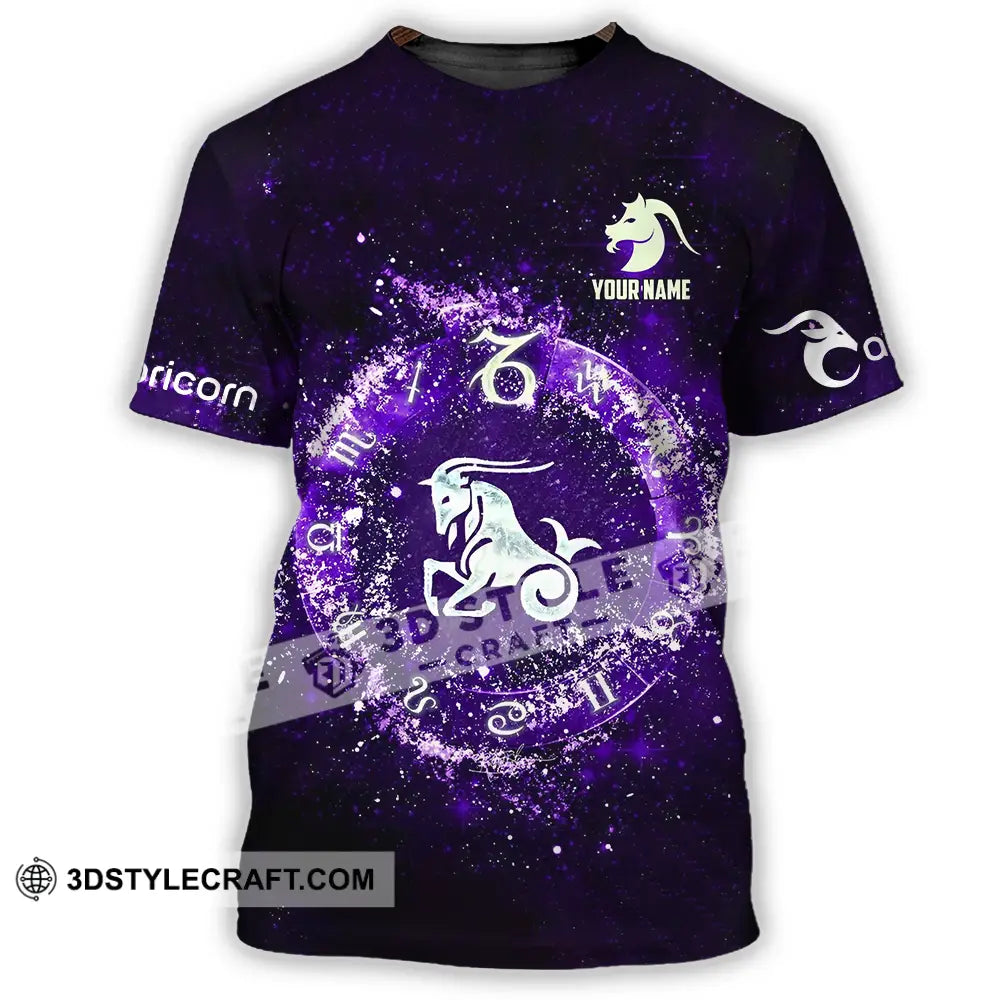 Unisex Shirt - Custom Text Capricorn T-Shirt / S T-Shirt