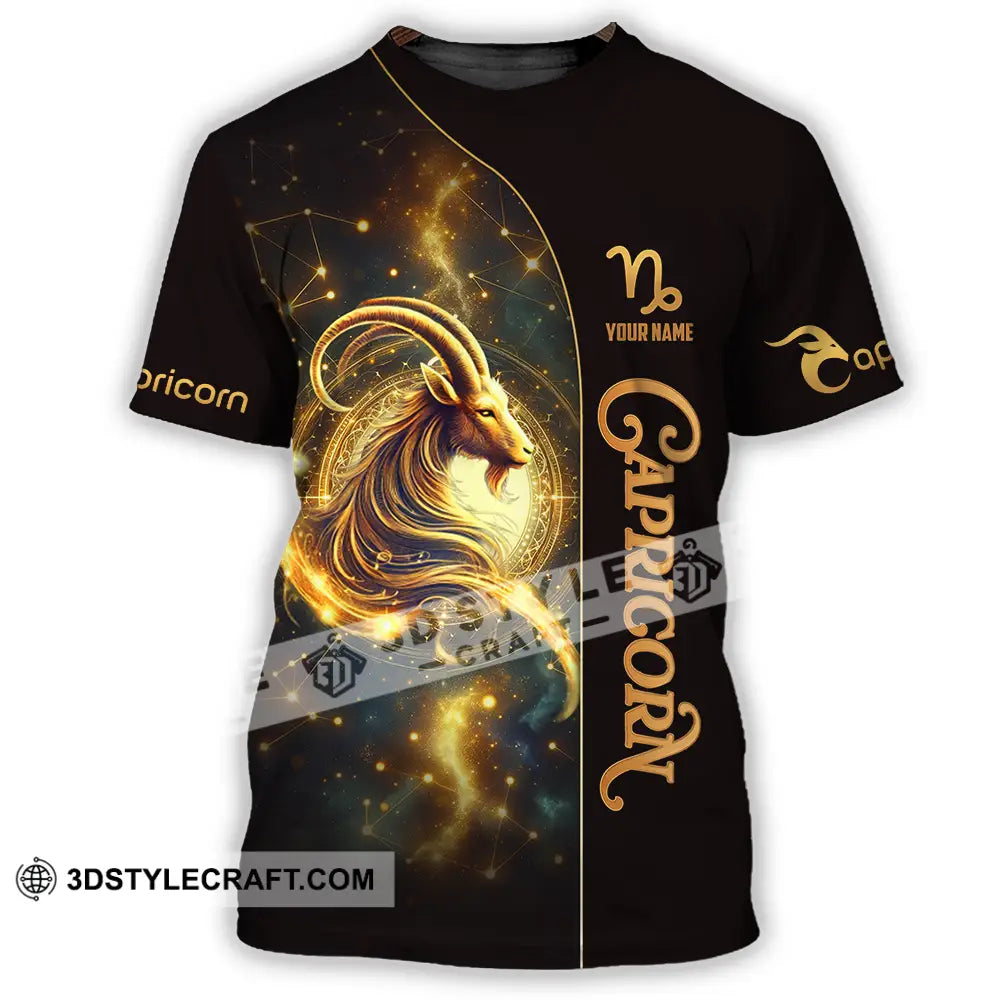 Unisex Shirt - Custom Text Capricorn T-Shirt / S T-Shirt