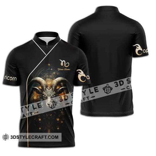 Unisex Shirt - Custom Text Shirt Capricorn style option 2