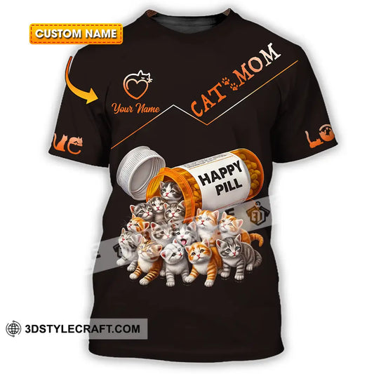 Unisex Shirt - Custom Text Shirt Cat Mom Shirt T-shirt