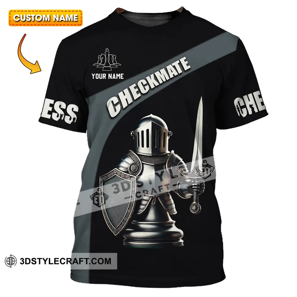 Unisex Shirt - Custom Text Checkmate T-Shirt