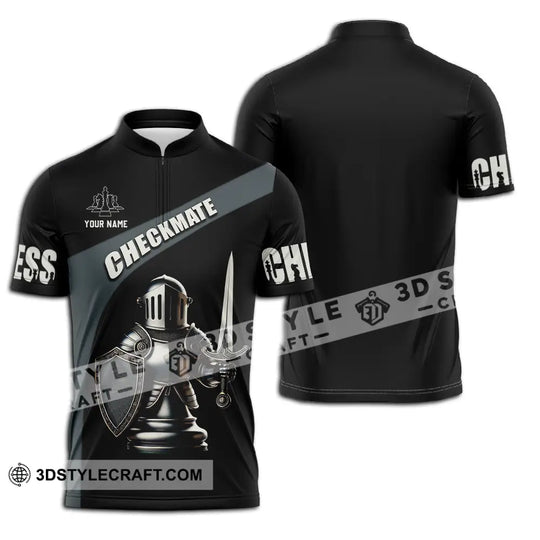 Unisex Shirt - Custom Text Shirt Checkmate style option 2