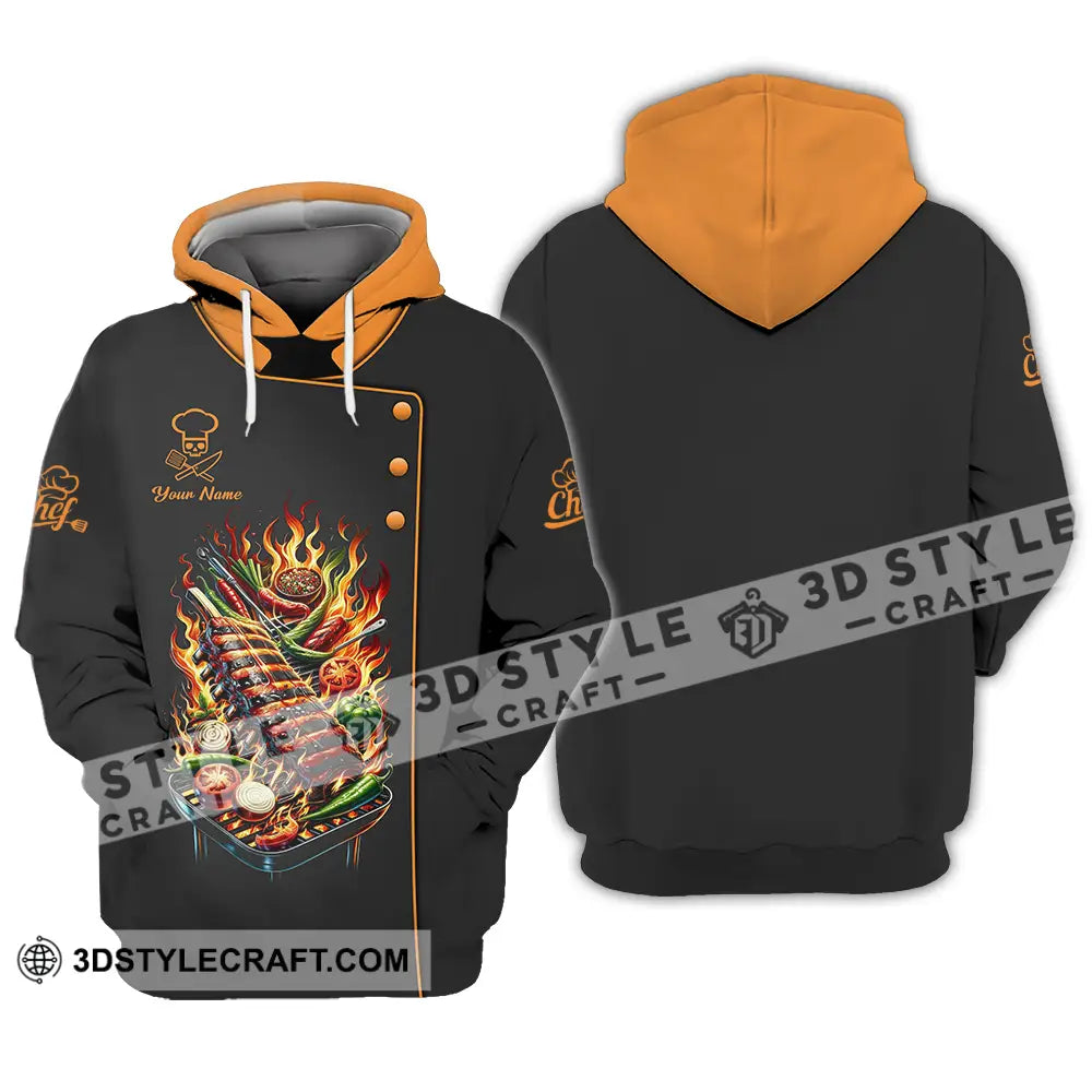 Unisex Shirt - Custom Text Chef Hoodie / S T-Shirt