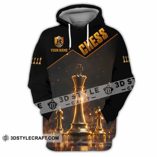 Unisex Shirt - Custom Text Chess Player Shirt style option 4