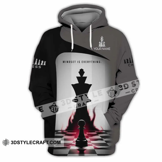 Unisex Shirt - Custom Text Chess Player Shirt Mindset Is Everything style option 4