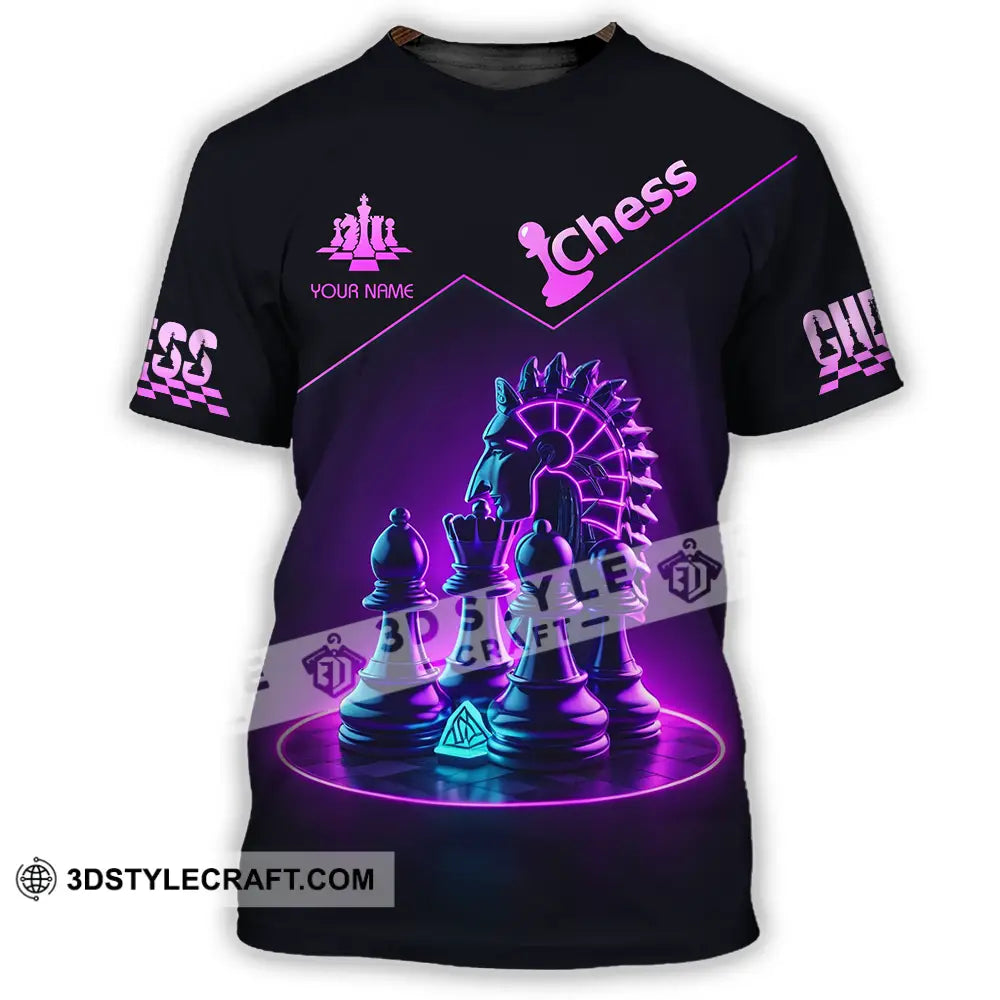 Unisex Shirt - Custom Text Chess T-Shirt / S T-Shirt