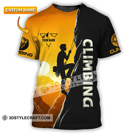 Unisex Shirt - Custom Text Climbing T-Shirt