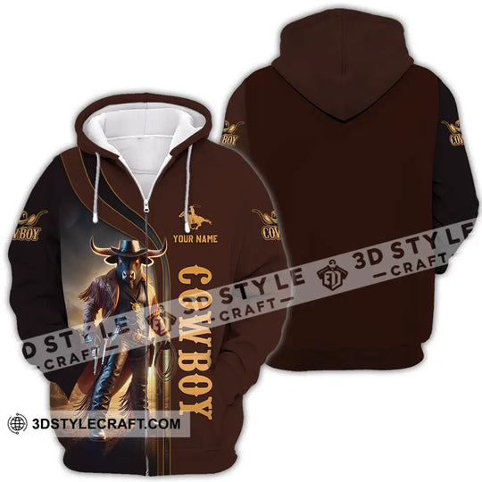 Unisex Shirt - Custom Text Shirt Cowboy style option 4