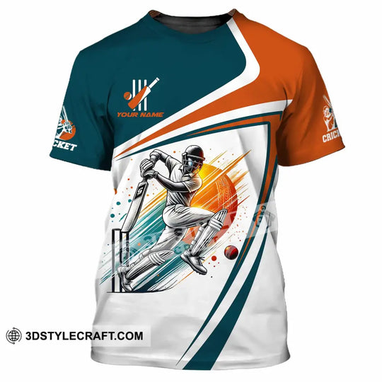 Unisex Shirt - Custom Text Cricket Shirt style option 2