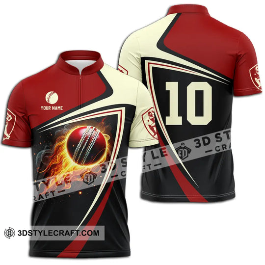 Unisex Shirt - Custom Text Shirt, Cricket  Shirt style option 2