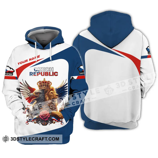 Unisex Shirt - Custom Text Shirt Czech Republic style option 3