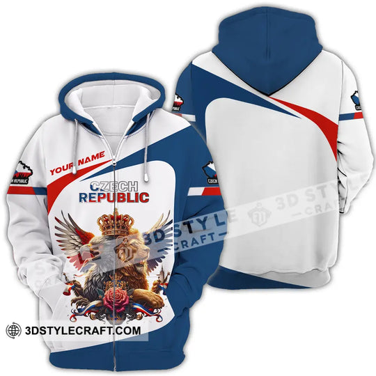Unisex Shirt - Custom Text Shirt Czech Republic style option 4