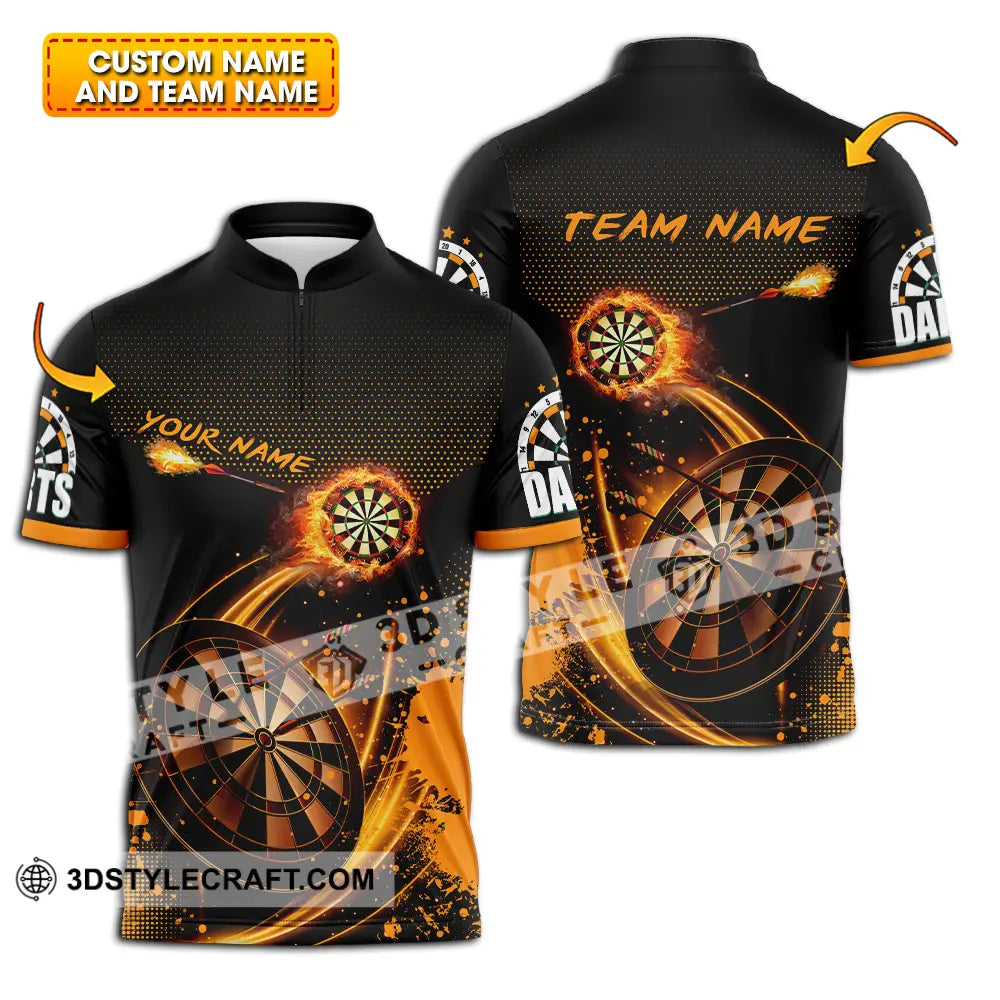 Unisex Shirt - Custom Text Shirt Dart Shirt T-shirt