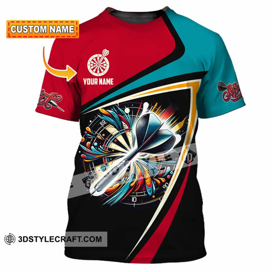 Unisex Shirt - Custom Text Shirt, Dart Shirt style option 1