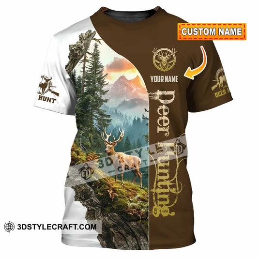 Unisex Shirt - Custom Text Shirt Deer Hunting T-shirt