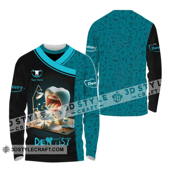 Unisex Shirt - Custom Text Dentist Shirt style option 4