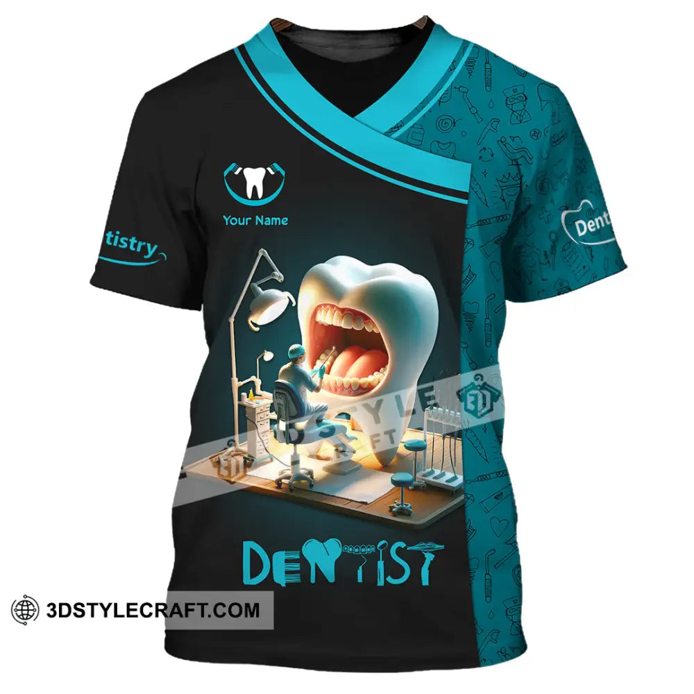Unisex Shirt - Custom Text Dentist Shirt T-Shirt / S T-shirt