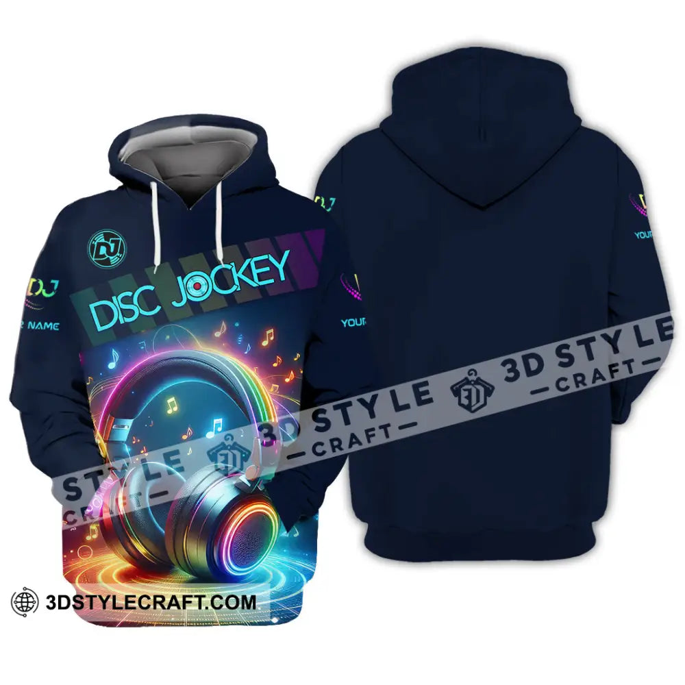 Unisex Shirt - Custom Text Dis Jockey Shirt Hoodie / S T-shirt