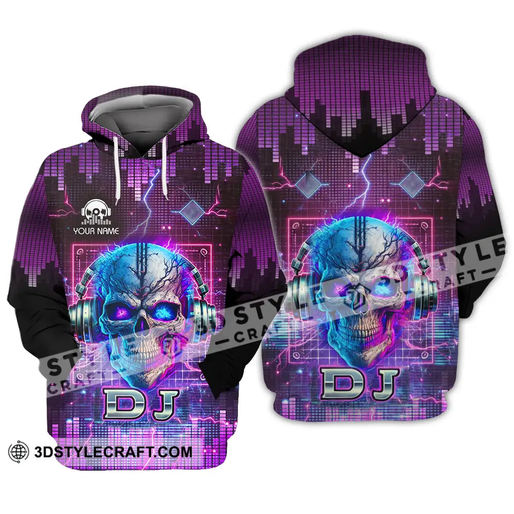 Unisex Shirt - Custom Text Disc Jockey Hoodie / S T-Shirt