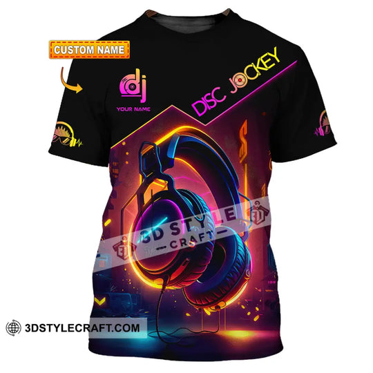 Unisex Shirt - Custom Text Shirt, Disc Jockey Shirt style option 1