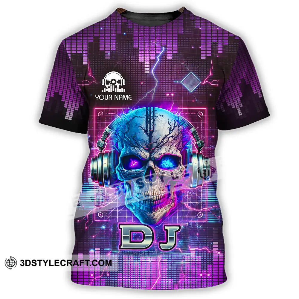 Unisex Shirt - Custom Text Disc Jockey T-Shirt / S T-Shirt