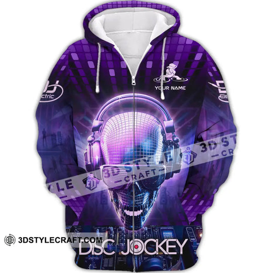 Unisex Shirt - Custom Text Shirt Disc Jockey style option 2
