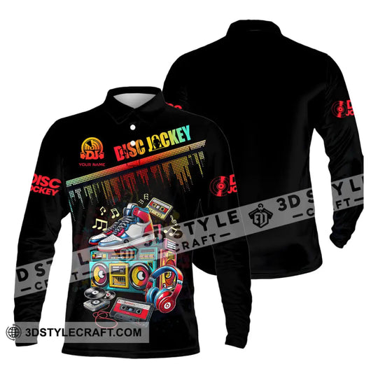 Unisex Shirt - Custom Text Shirt, DJ Shirt style option 3