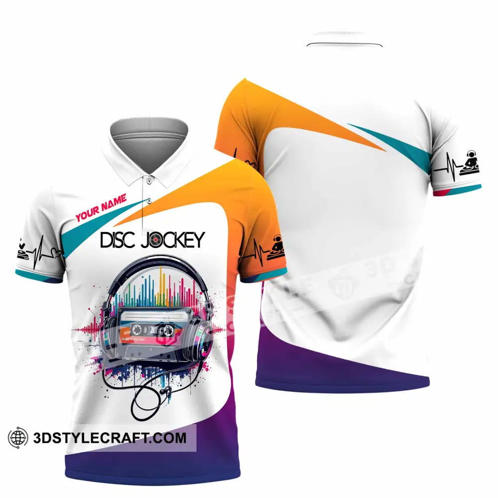 Unisex Shirt - Custom Text Shirt DJ Shirt Polo Shirt / S T-shirt