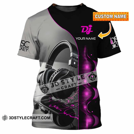 Unisex Shirt - Custom Text Shirt DJ style option 1