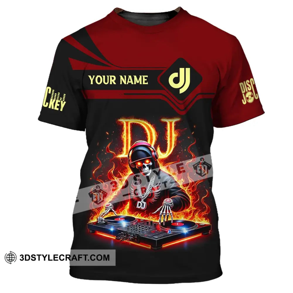 Unisex Shirt - Custom Text Dj T-Shirt / S T-Shirt