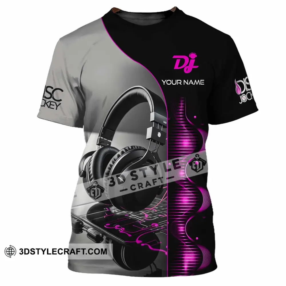 Unisex Shirt - Custom Text Dj T-Shirt / S T-Shirt