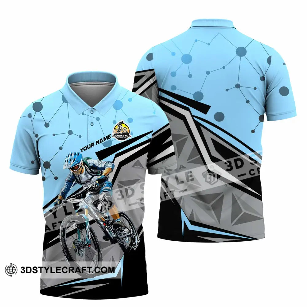 Unisex Shirt - Custom Text Shirt Downhill Shirt Polo Shirt / S T-shirt