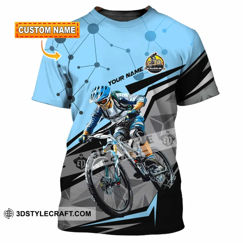 Unisex Shirt - Custom Text Shirt Downhill Shirt T-shirt