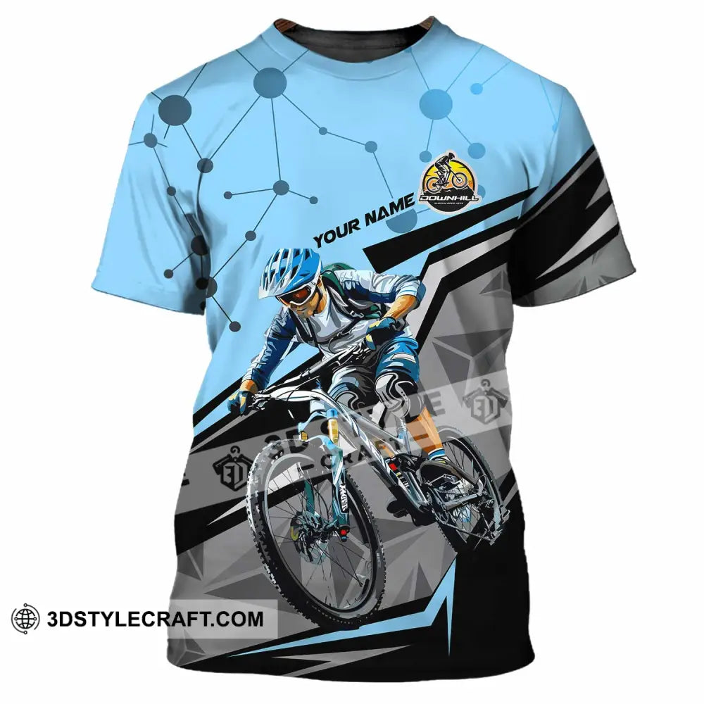 Unisex Shirt - Custom Text Shirt Downhill Shirt T-Shirt / S T-shirt