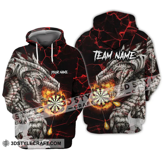 Unisex Shirt - Custom Text Shirt, Dragon Dart Shirt style option 4