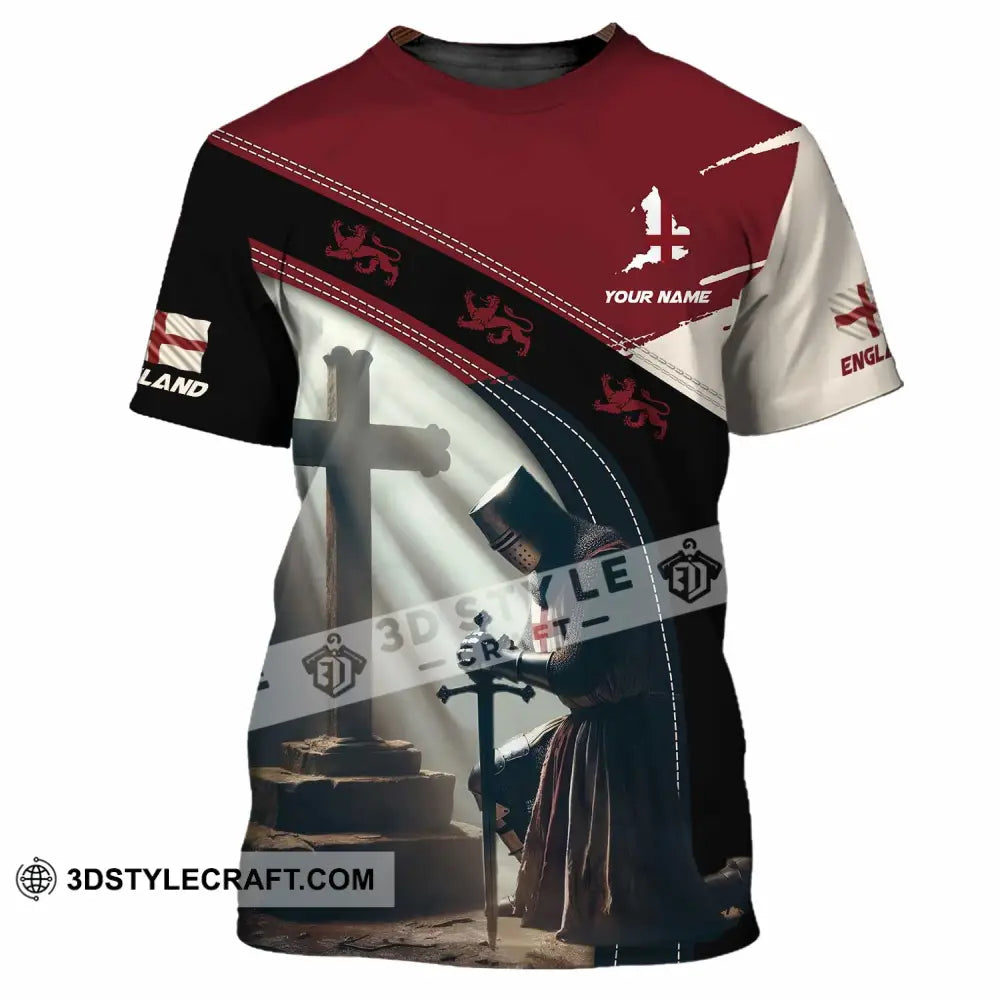 Unisex Shirt - Custom Text England Guardian T-Shirt / S T-Shirt