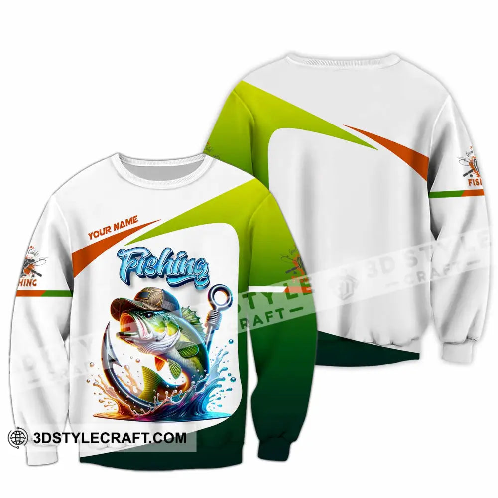 Unisex Shirt - Custom Text Shirt Fishing Lover Long Sleeve / S T-shirt