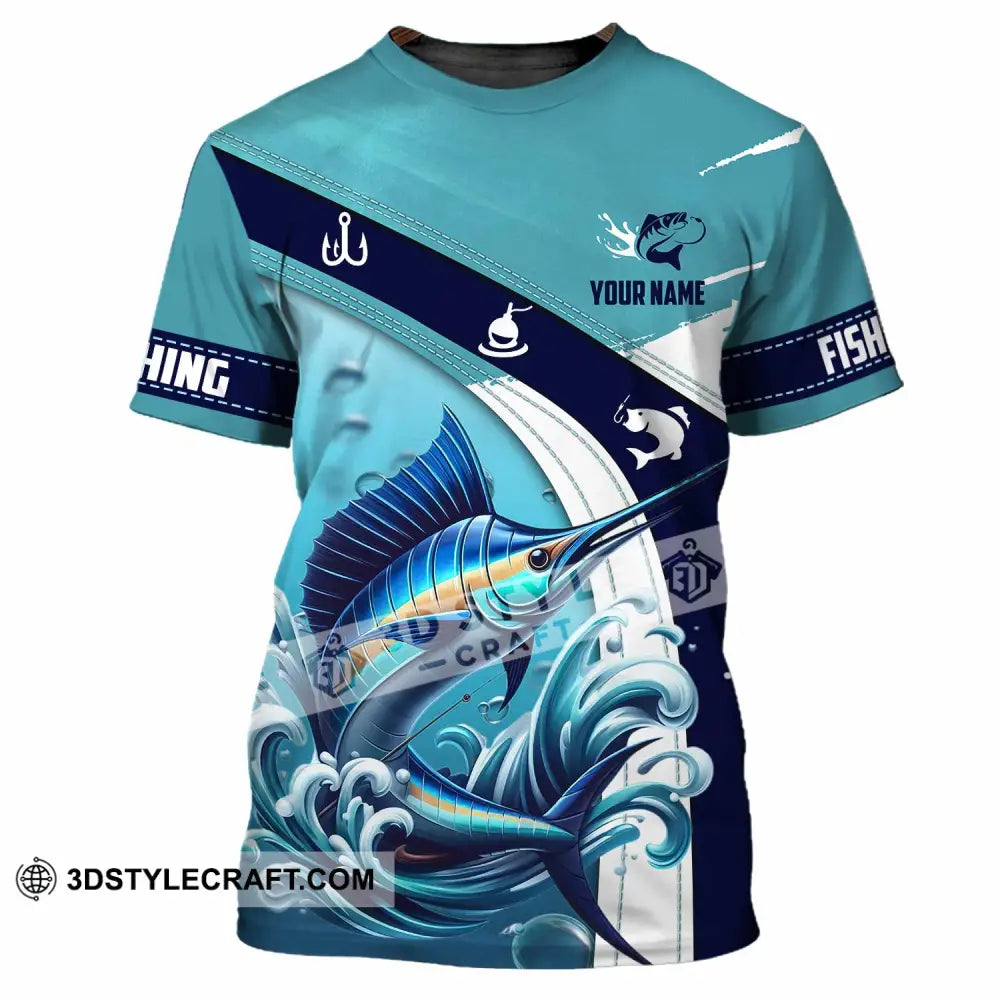 Unisex Shirt - Custom Text Shirt Fishing Lover T-Shirt / S T-shirt