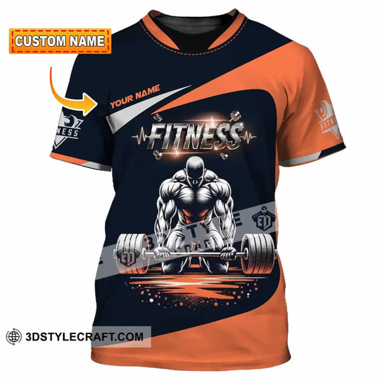 Unisex Shirt - Custom Text Shirt, Fitness Shirt style option 1